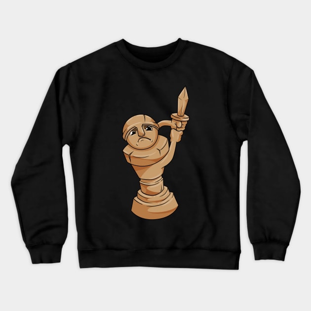 Cool pawn as a chess piece Crewneck Sweatshirt by Markus Schnabel